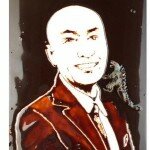 Portrait of Masashi Shiobara Picture of Chocolate (c)Vik Muniz